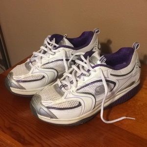 Skechers Shape-UPS! PURPLE TRIM ADORABLE! Sz 6
